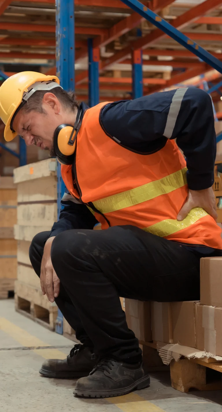 Construction worker on a job site